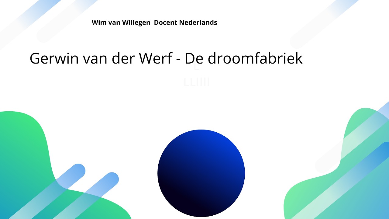 Gerwin van der Werf - De droomfabriek