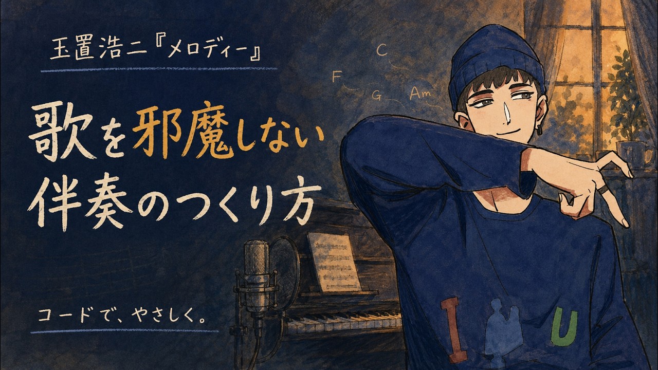 【メロディー 玉置浩二 】 ピアノ弾き語りレッスン