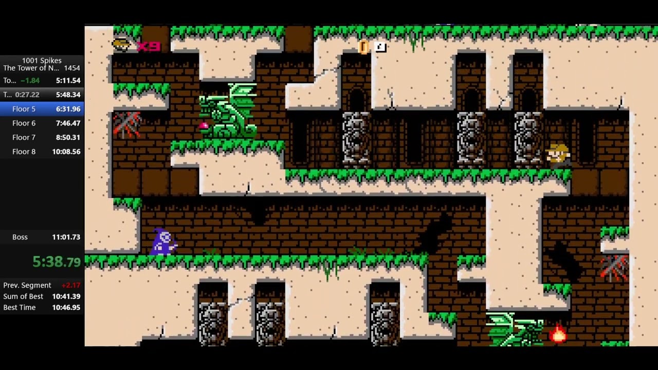 1001 Spikes Tower of Nannar Speedrun - 10:51 WR