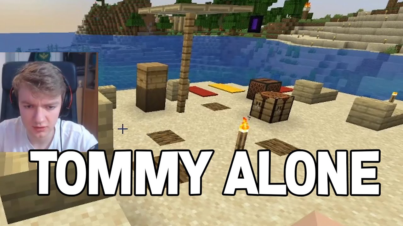 TommyInnit злится, потому что никто не пришёл на его вечеринку — грустный момент Dream SMP