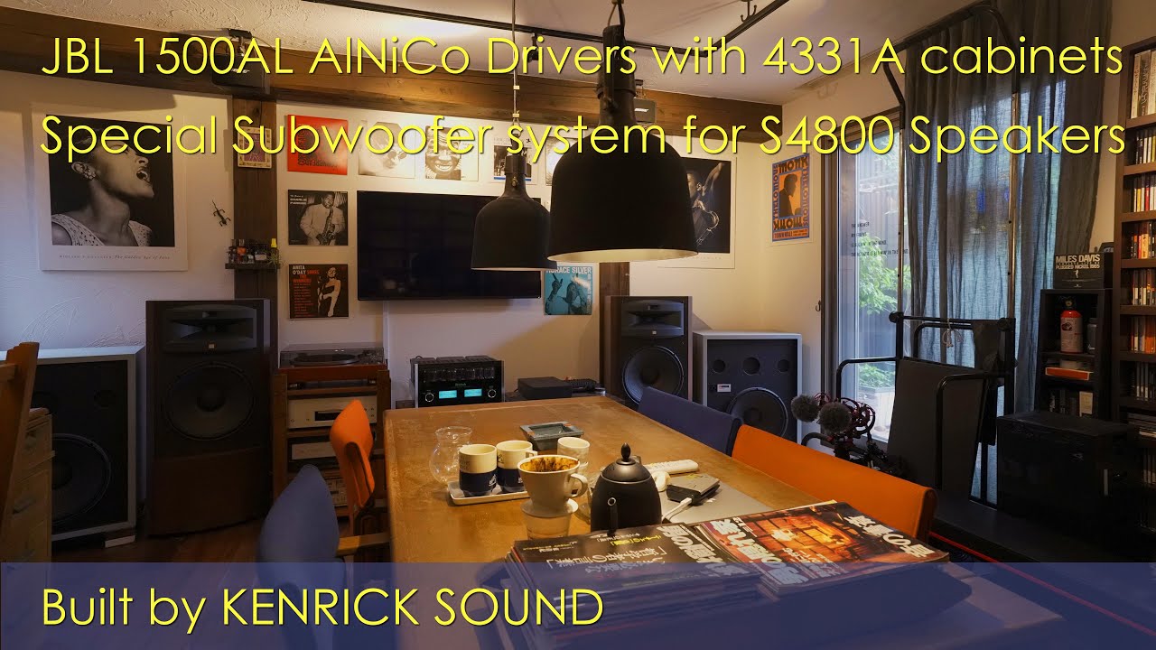 Mr. Kurosaki's JBL 1500AL w/ 4331A box Subwoofers for S4800 Built by KENRICK  ケンリックサウンドにて特製サブウーファー構築