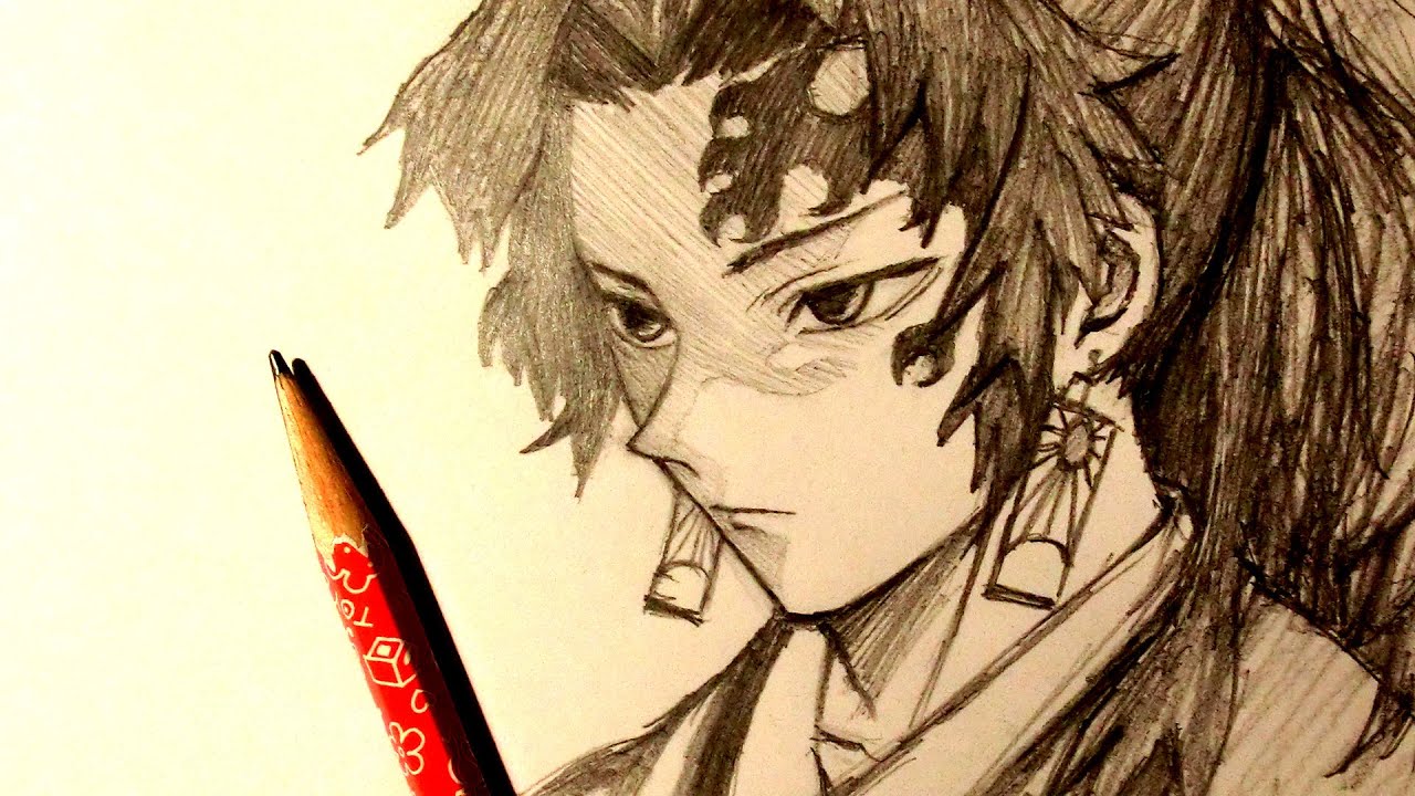 ASMR | Pencil Drawing 169 | Yoriichi Tsugikuni (Request)