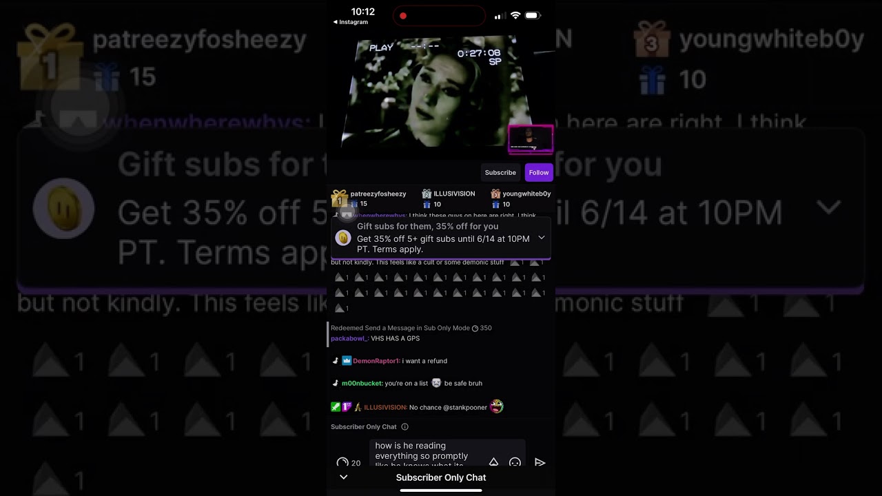 Thunder_Keck &ldquo;The boots are here, horror stories&rdquo; VHS TAPE **DELETED TWITCH LIVE