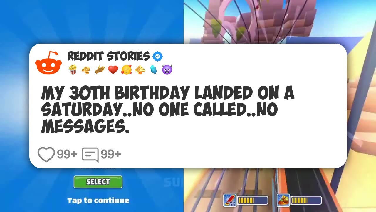 My 30th Birthday Landed On A Saturday. No One Called. No Messages. At 412 PM, I Got A #reddit 