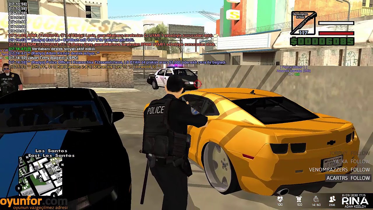 Rina Roleplay  - LSPD'de BİR GÜN #1