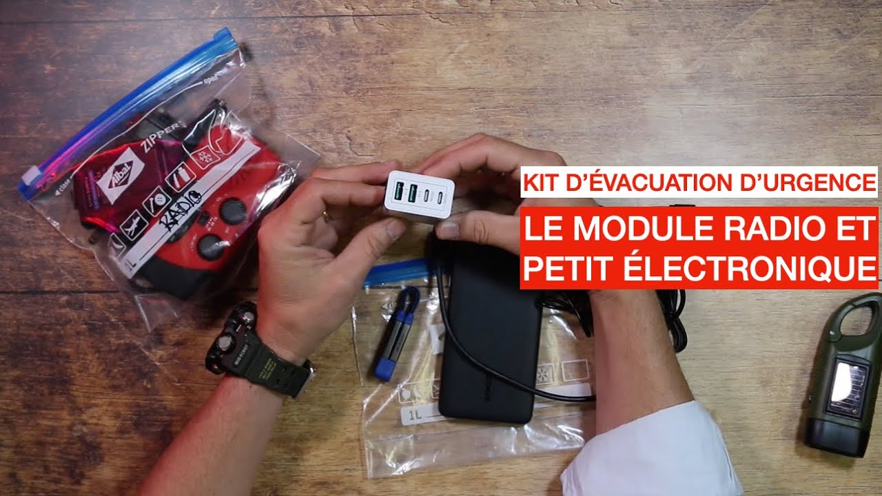 Module Radio / Elec de votre kit d'urgence