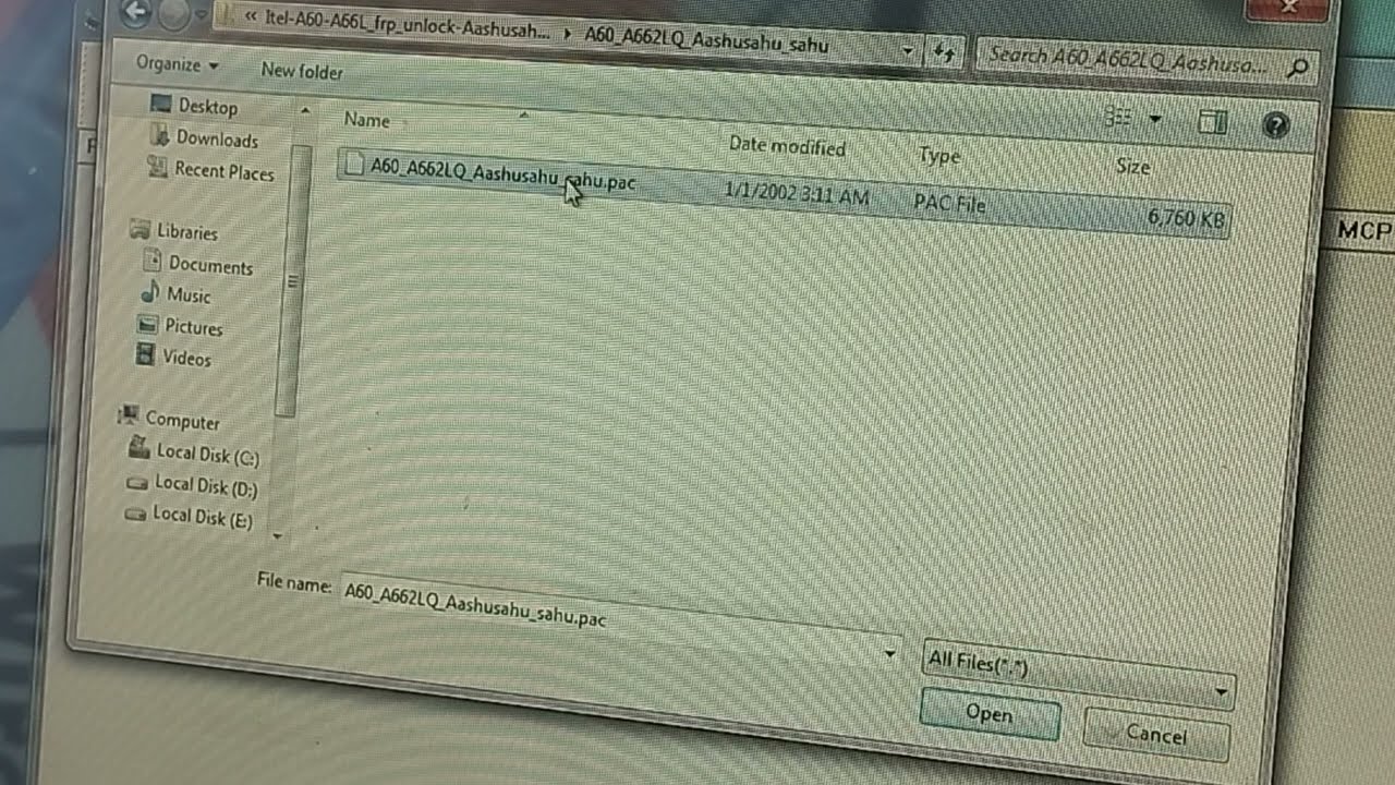 iTel A60 A662L frp free tool SPD Flash tool