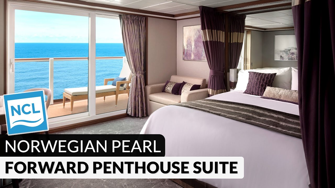 NCL Pearl | Forward-Facing Penthouse Suite with Large Balcony Full Tour & Review 4K | Category SF