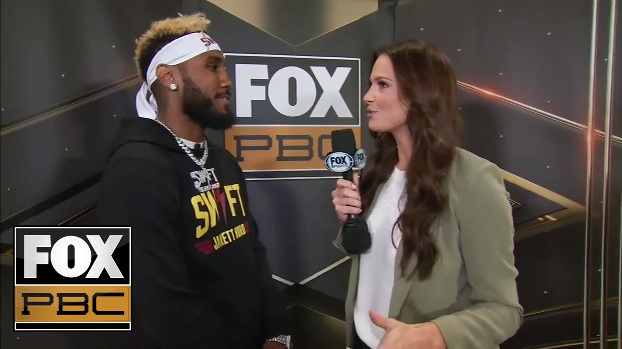 Jarrett Hurd speaks with Heidi Androl before press conference | INTERVIEW | PBC ON FOX