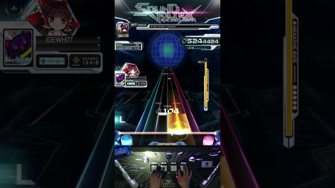 (SDVX Exceed Gear) Enter The Rave ADV-13 [980k]