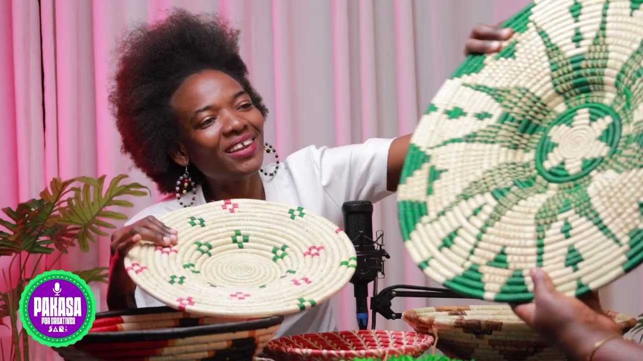 Pakasa for creatives, making decoration baskets. #artivism #artsandbusiness