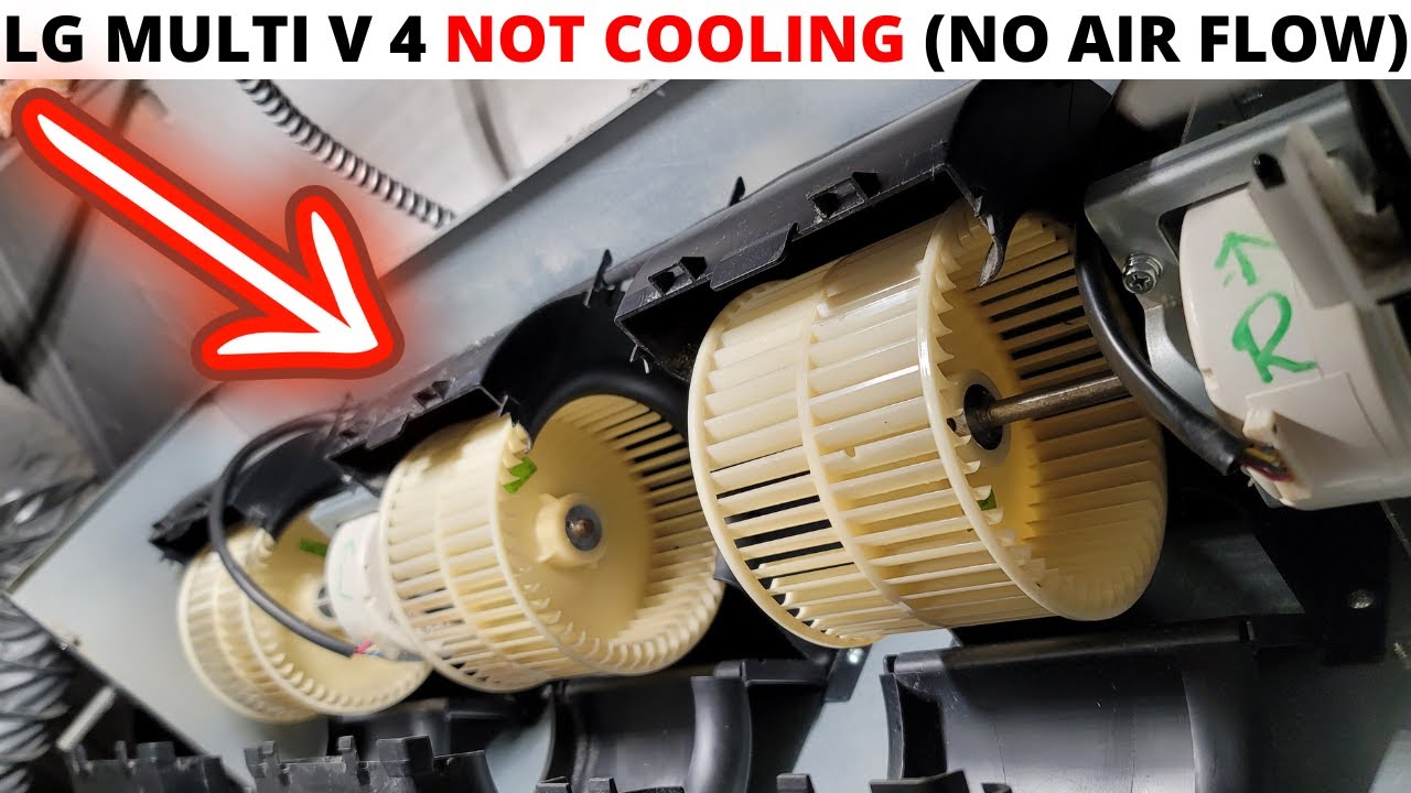 HVAC Service Call: LG Multi V No Air Flow (LG Concealed Duct Cleaning) Ducted LG AC Not Cooling