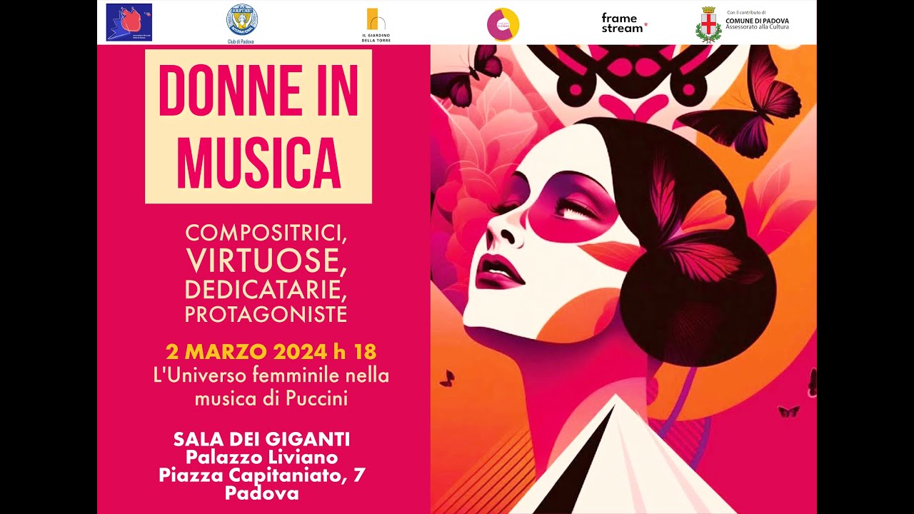 Donne in musica. Compositrici, virtuose, dedicatarie protagoniste Venerd&igrave; 5 aprile 2024 ore 21.00