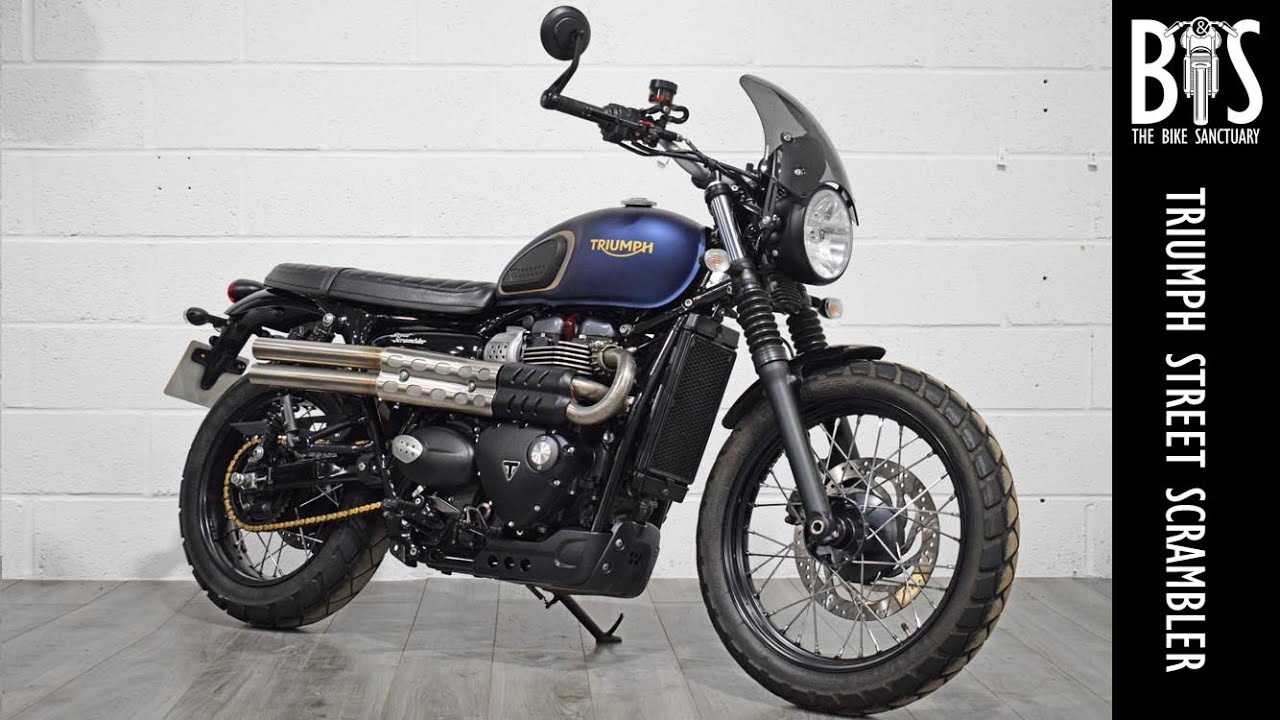 2017 Triumph Street Scrambler 900 Retro Naked Used Motorcycle For Sale