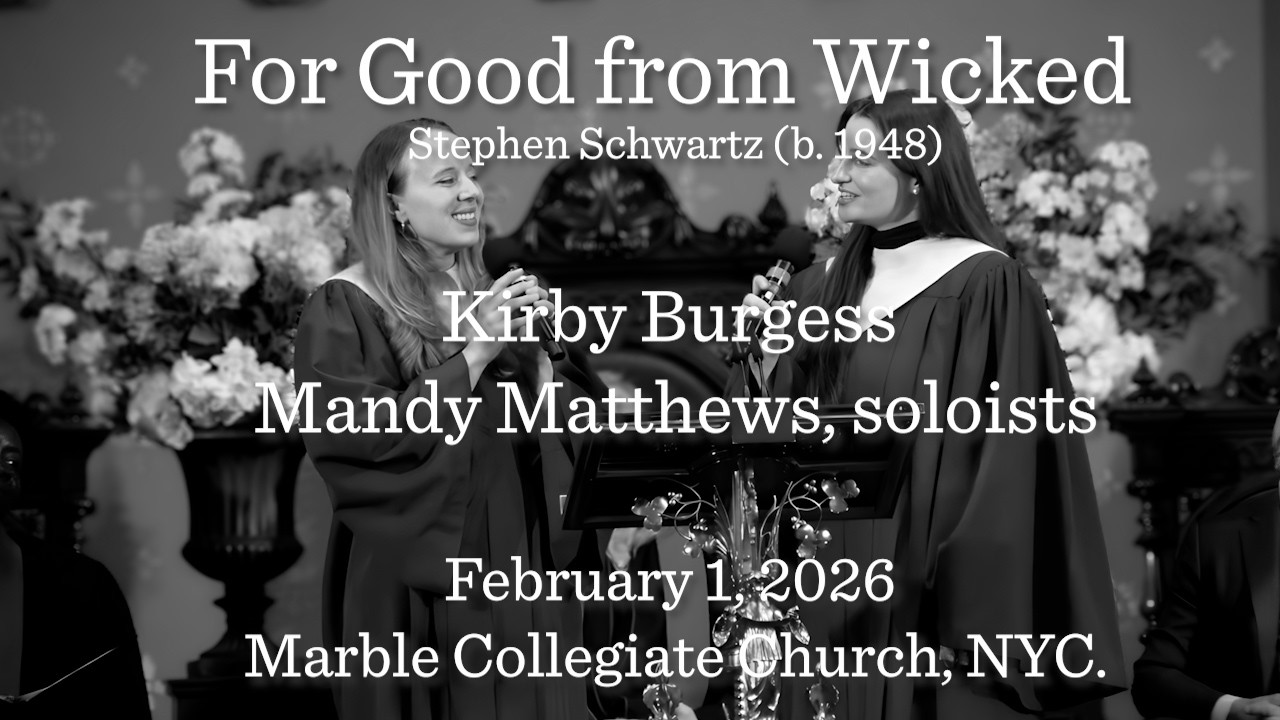 For Good from Wicked Stephen Schwartz (b. 1948)
