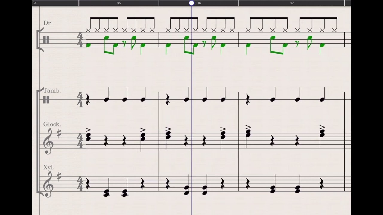 God Rest Ye Merry Gentlemen - Percussion Play Along