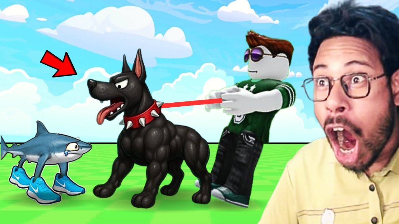 TRAINING MY DOG TO FIGHT TRALALERO TRALALA IN ROBLOX😱