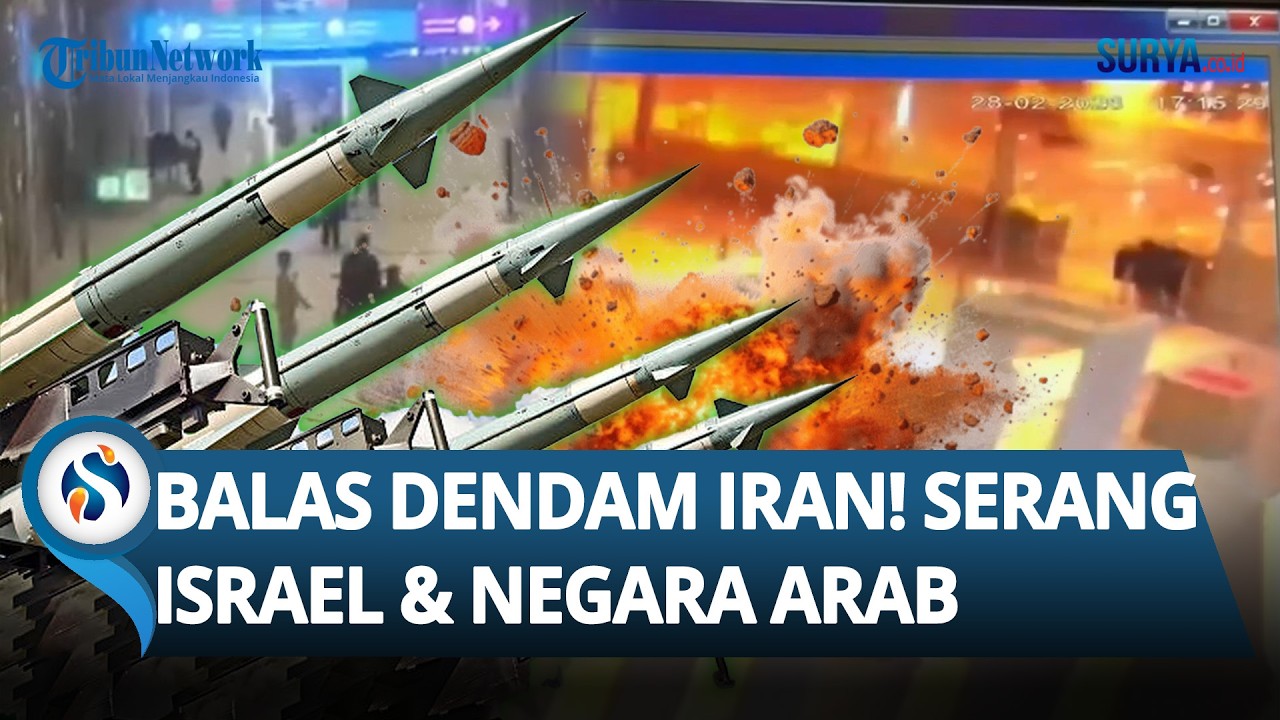 BALAS DENDAM IRAN! Israel & Negara-negara Arab Kena Imbasnya: Bandara Meledak, Warga Berlarian!