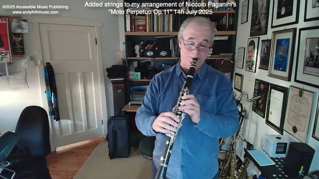 Moto Perpetuo Op.11 (Paganini 1830. Arr: Andy Firth)