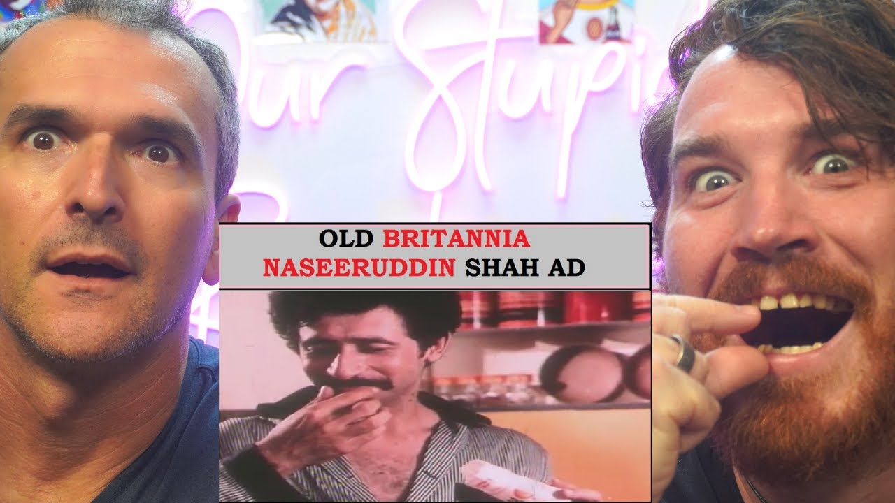 AMAZING 90s NASEERUDDIN SHAH OLD BRITANNIA AD REACTION!!