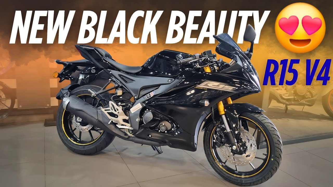New Black Beauty 😍 | 2026 Yamaha R15 V4 Review in Telugu. @motoboyvk 