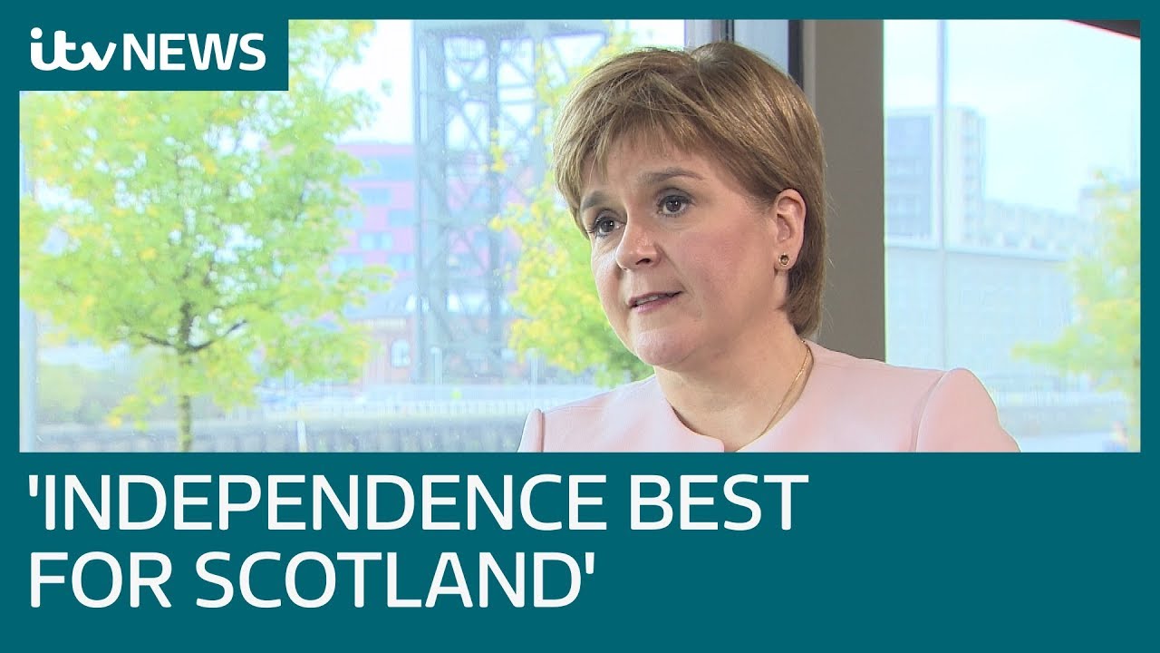 In full: Nicola Sturgeon demands second referendum on Scottish independence | ITV News