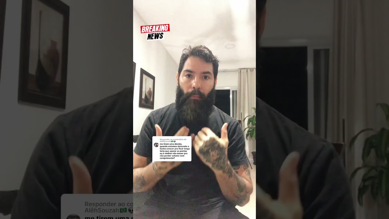 APARAR A BARBA ENQUANTO CRESCE #barba #barbas #barbudos #barbeiro #beard #fugazz