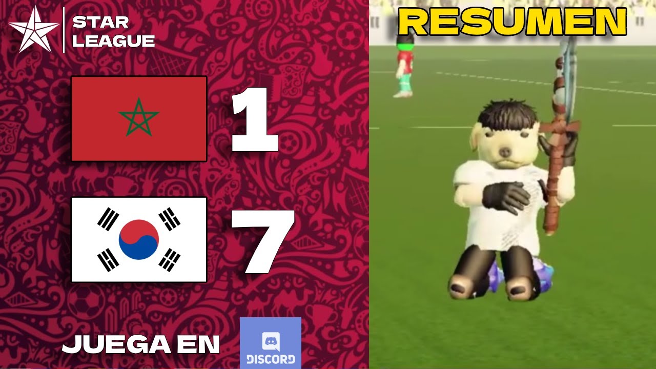 ⭐MARRUECOS 1 - 7 COREA DEL SUR | JORNADA 3 | GRUPO B | WORLD CUP 
