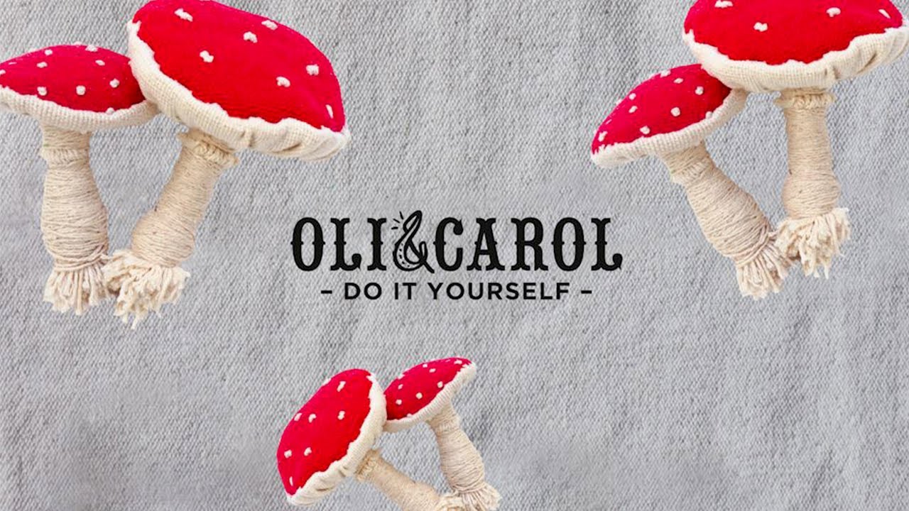 Video tutorial | Oli&Carol DIY Spot & Spotty the Mushrooms