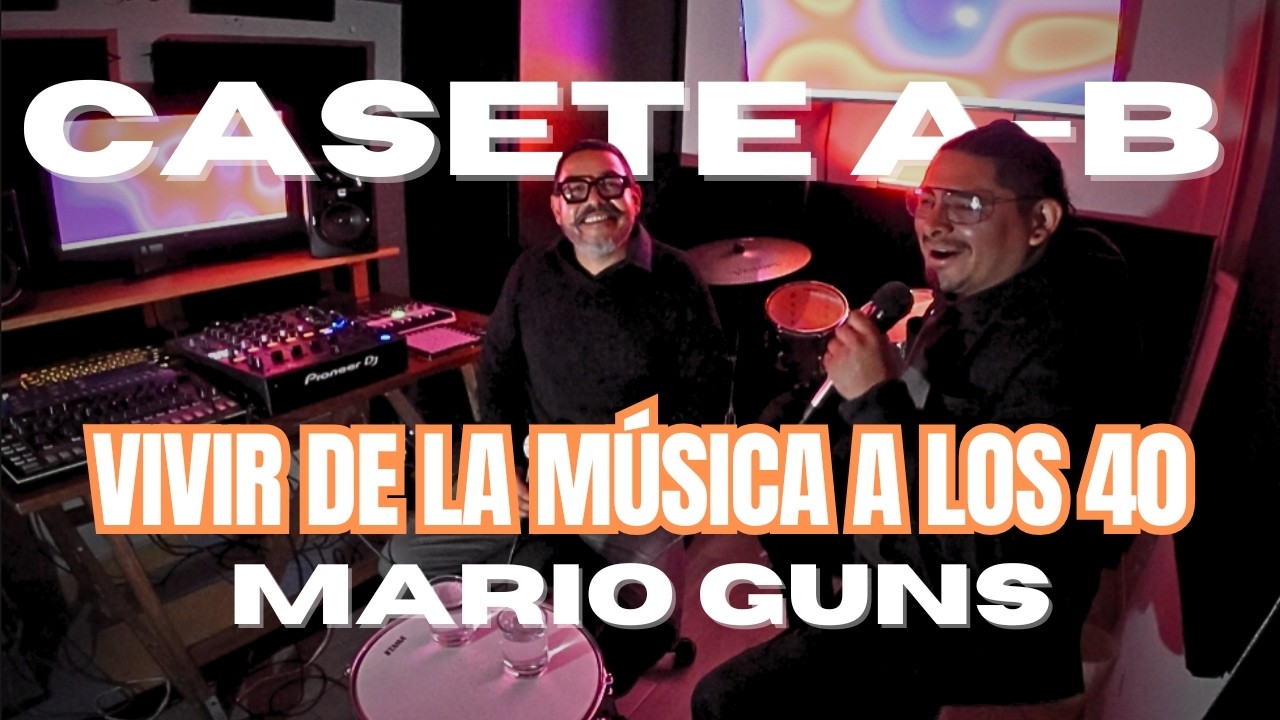 VIVIR DE LA MUSICA A LOS 40  - MARIO GUNS  - CASETE A B - #1