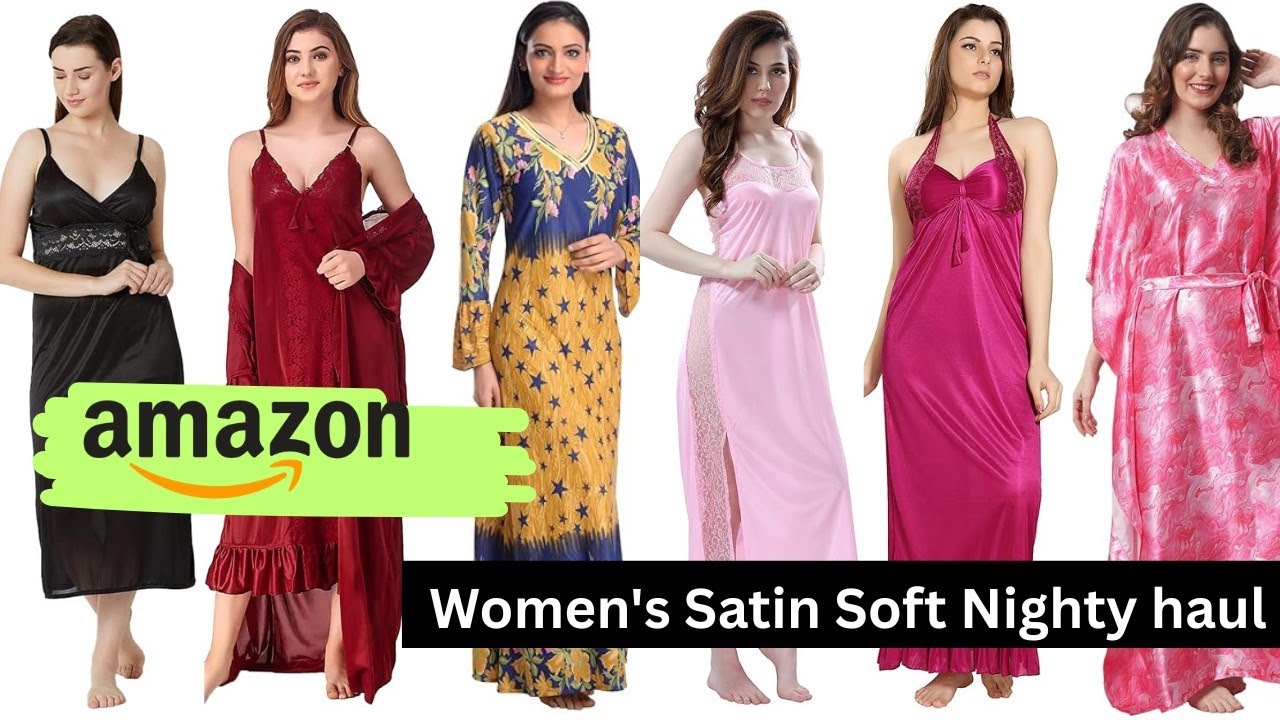 Romantic Satin Nightwear Haul 🌙 Soft & Elegant Styles for Women | Honest Review & Styling Tips 