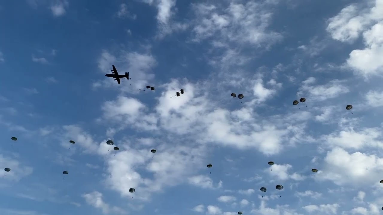 Operation Falcon Leap mass drop Ginkelse Heide Ede 2023