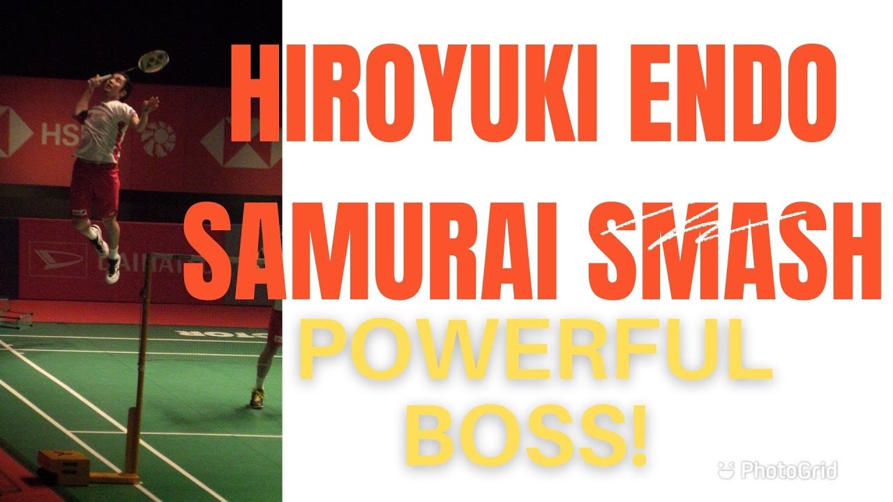 Hiroyuki Endo Super Samurai Smashes - Badminton Highlights