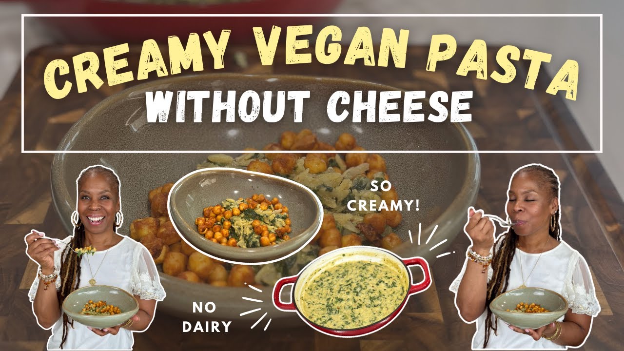 The Creamiest Vegan Pasta Without Cheese | No Dairy | Great For Meal Prep