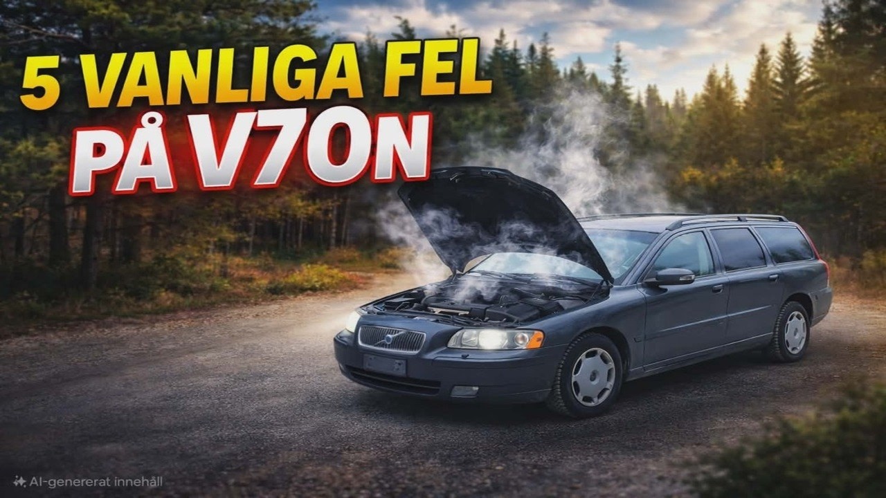 5 vanliga fel på Volvo V70 - Det här ska du kolla!