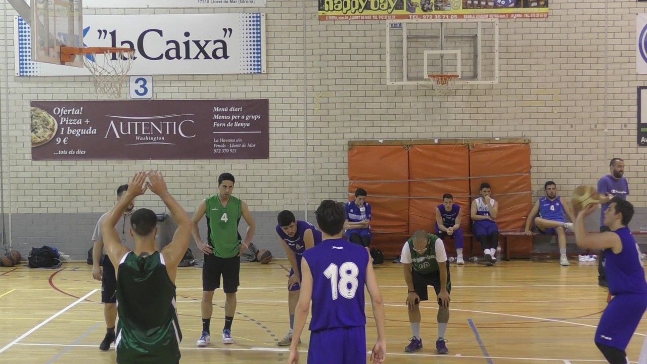 Videocrónica Basquet Lloret - Senior B Masculino Cb Maristas Vlc (4ª Jornada TORNEO LLORET 2017)