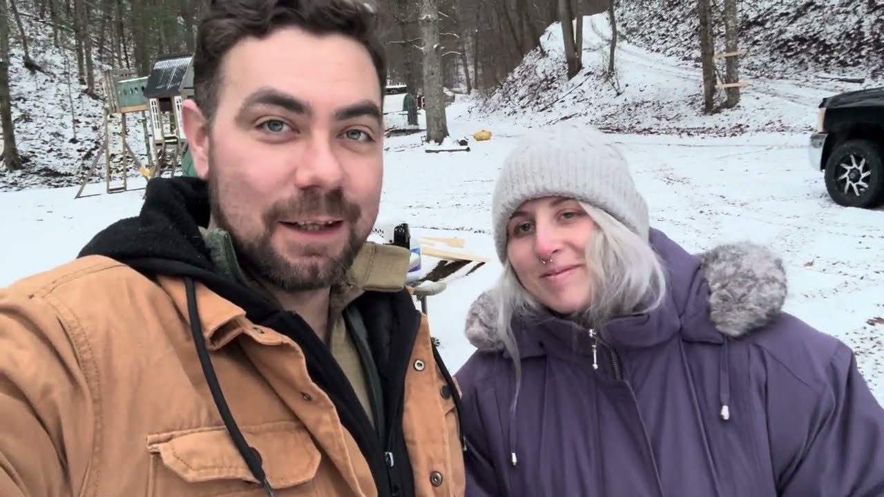 Snow over night, cooking amazing food! 