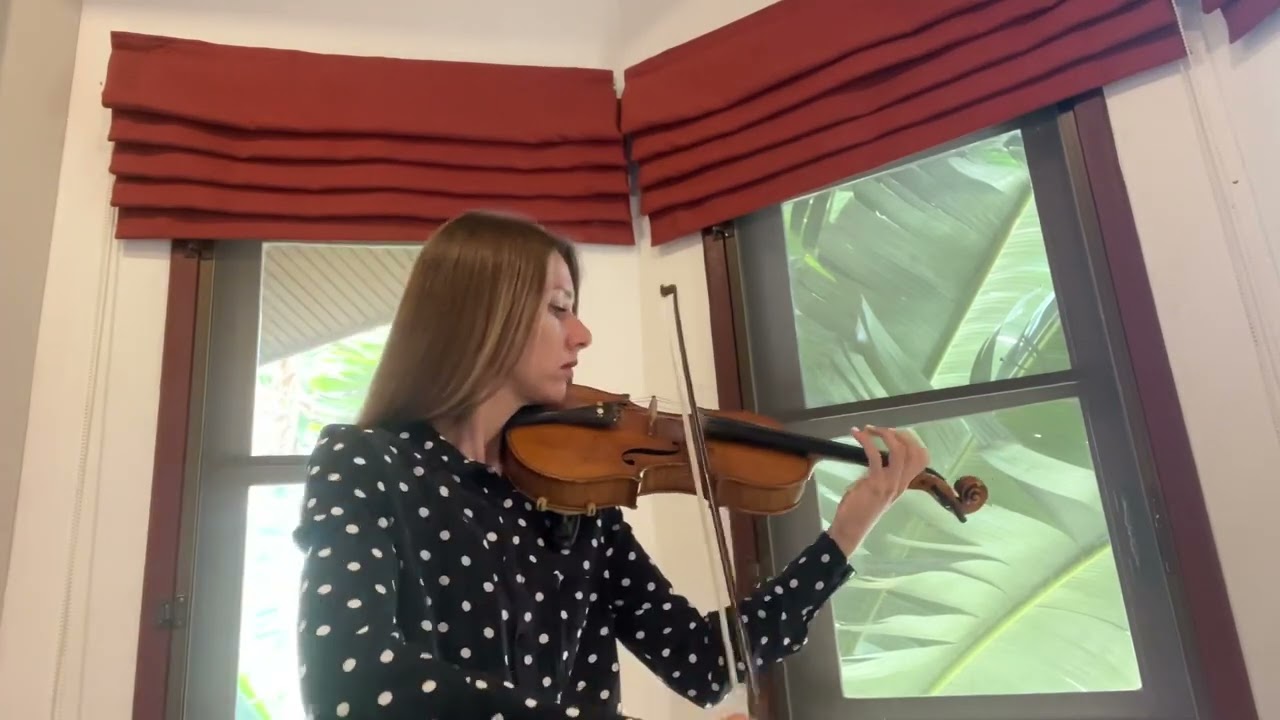 Р.Крейцер, этюд для скрипки N.1, R.Kreutzer, etude for violin N.1