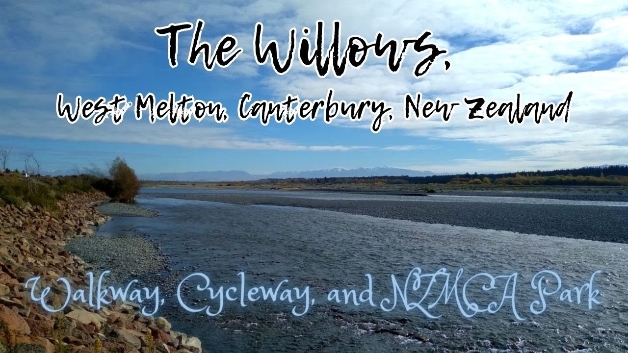 The Willows Park, West Melton, Christchurch, New Zealand (public walkway, cycleway, and NZMCA Park)