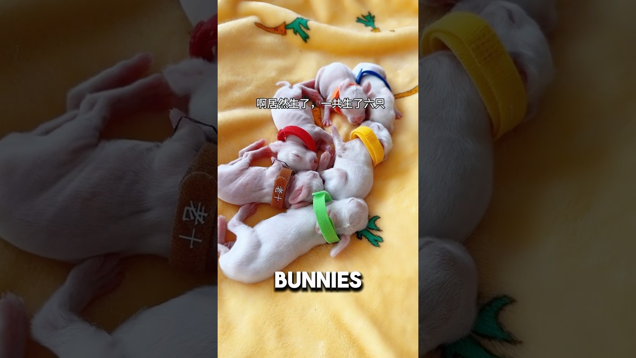 Man Accidentally Brought Home 58 Baby Bunnies❤️#bunny #rabbit #cute