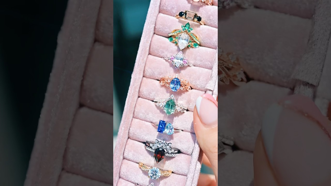 Would you say ✨YES✨ to a non-traditional engagement ring? 🌿🧚🏻🍃 #uniqueengagementrings #fairycore