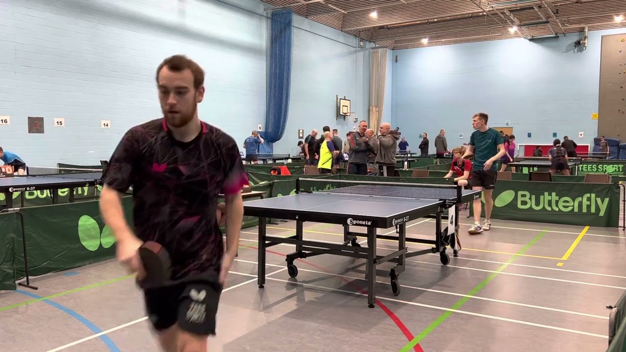 Ben Griffiths vs Hayden Gruby Harrogate 2* table tennis tournament