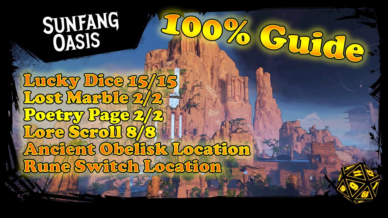 Tiny Tina's Wonderlands Guide: Sunfang Oasis Collectibles