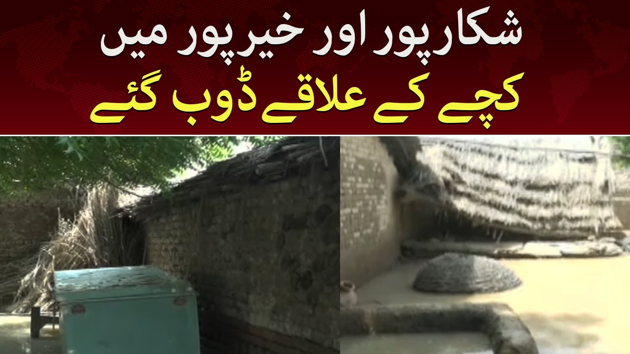 Sailaab se Shikarpur aur Khairpur ke kachay ke elaqay doob gae | Samaa TV | 2 September 2022