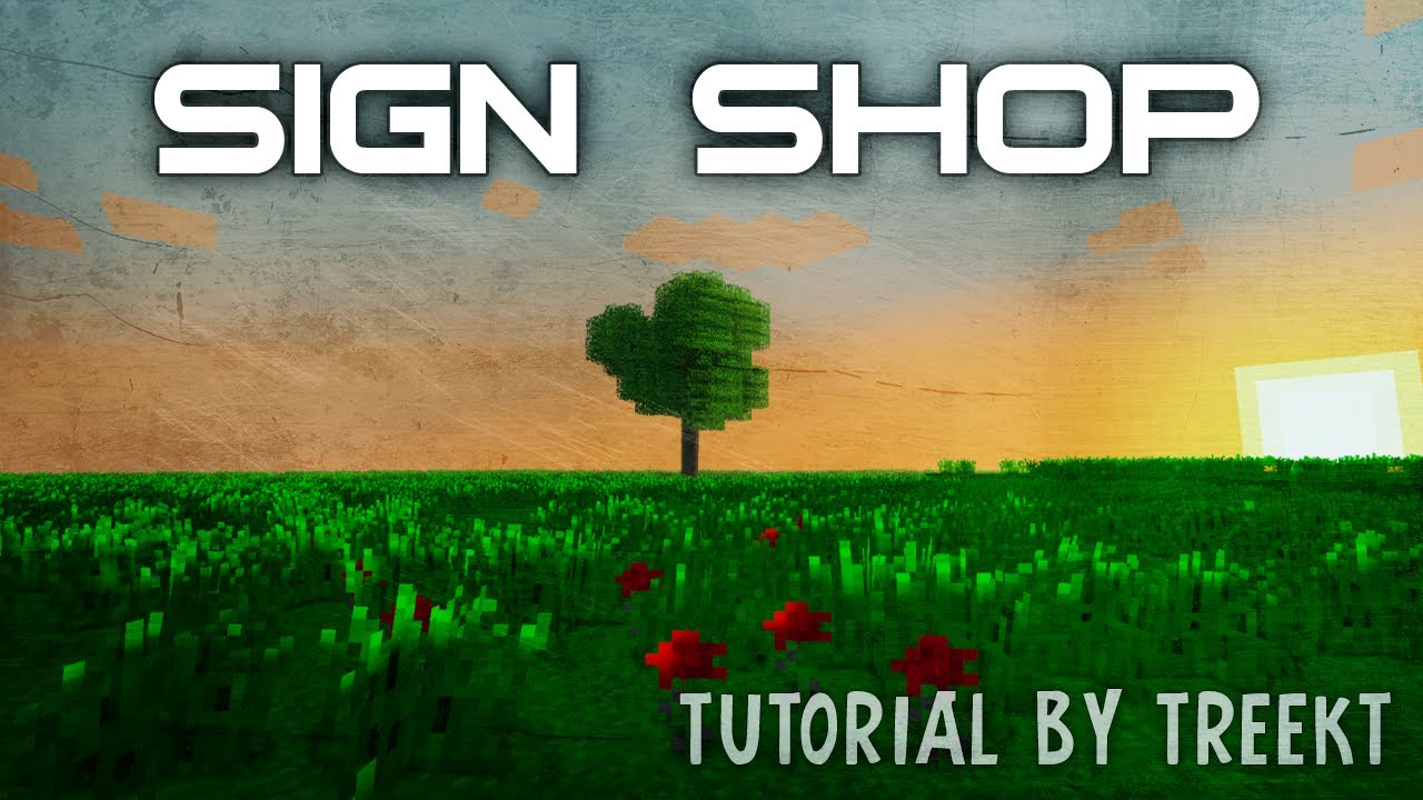 Jak wgrać i używać plugin SignShop na serwerze Minecraft (Bukkit)