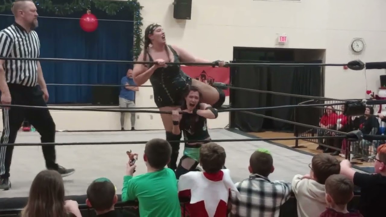 Big Mama vs Bashley Bones Allied Pro Wrestling 12-7-24