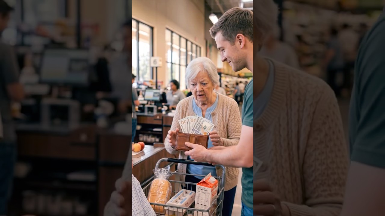 Helping struggling grandparents with groceries #sentimental #emotional