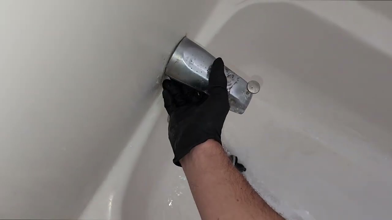 Broken tub spout causes MASSIVE leak
