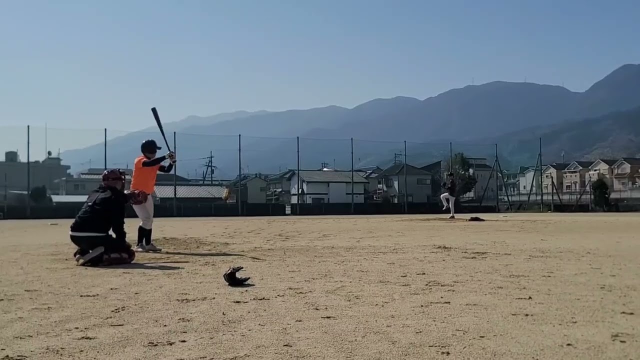 【続編】草野球チームZEROの紅白戦 独立リーガーVS ZEROの7番手投手 2月14日in當麻農村広場
