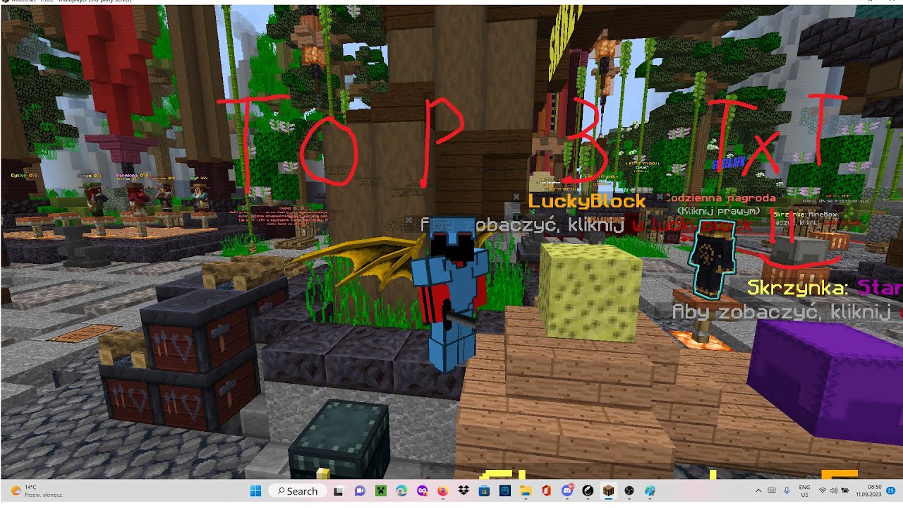 3 Najlepsze txt na box pvp MINESTAR.PL